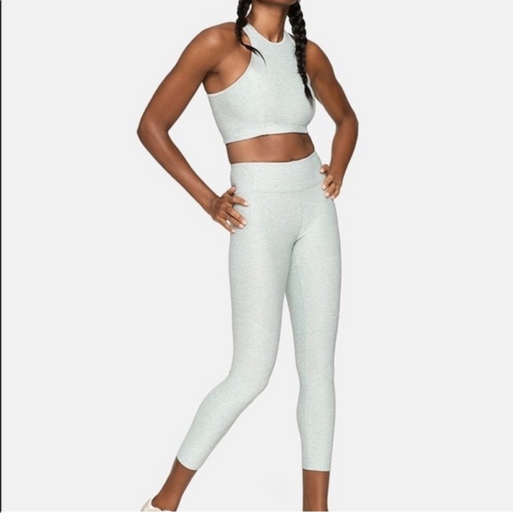 Outdoor voices 3/4 warm up leggings cactus